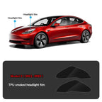 Compatible with Tesla Model 3 (2021-2023.10) Headlights and Taillight Protection Film