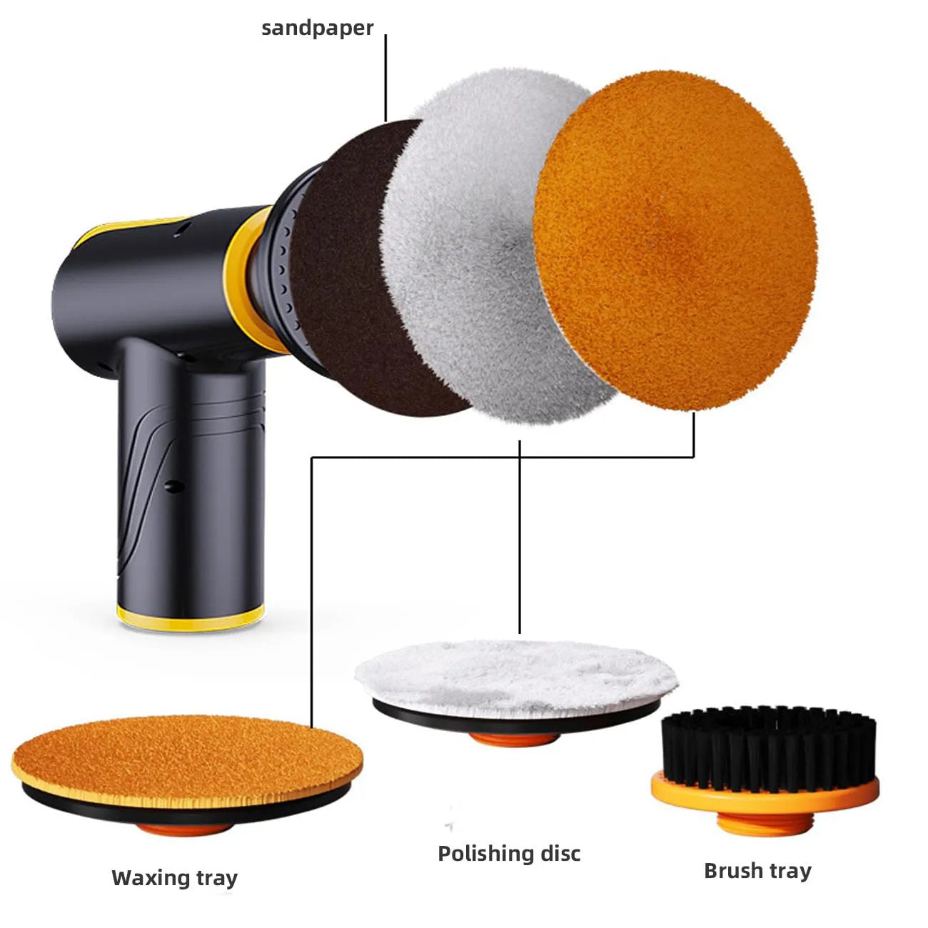 Cordless Buffer Polisher Kit – Tesla Interior Cleaning Products for Model S/3/X/Y