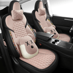 Cotton-Linen Seat Covers for Tesla Model 3