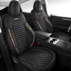 Cotton-Linen Seat Covers for Tesla Model 3