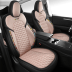 Cotton-Linen Seat Covers for Tesla Model 3