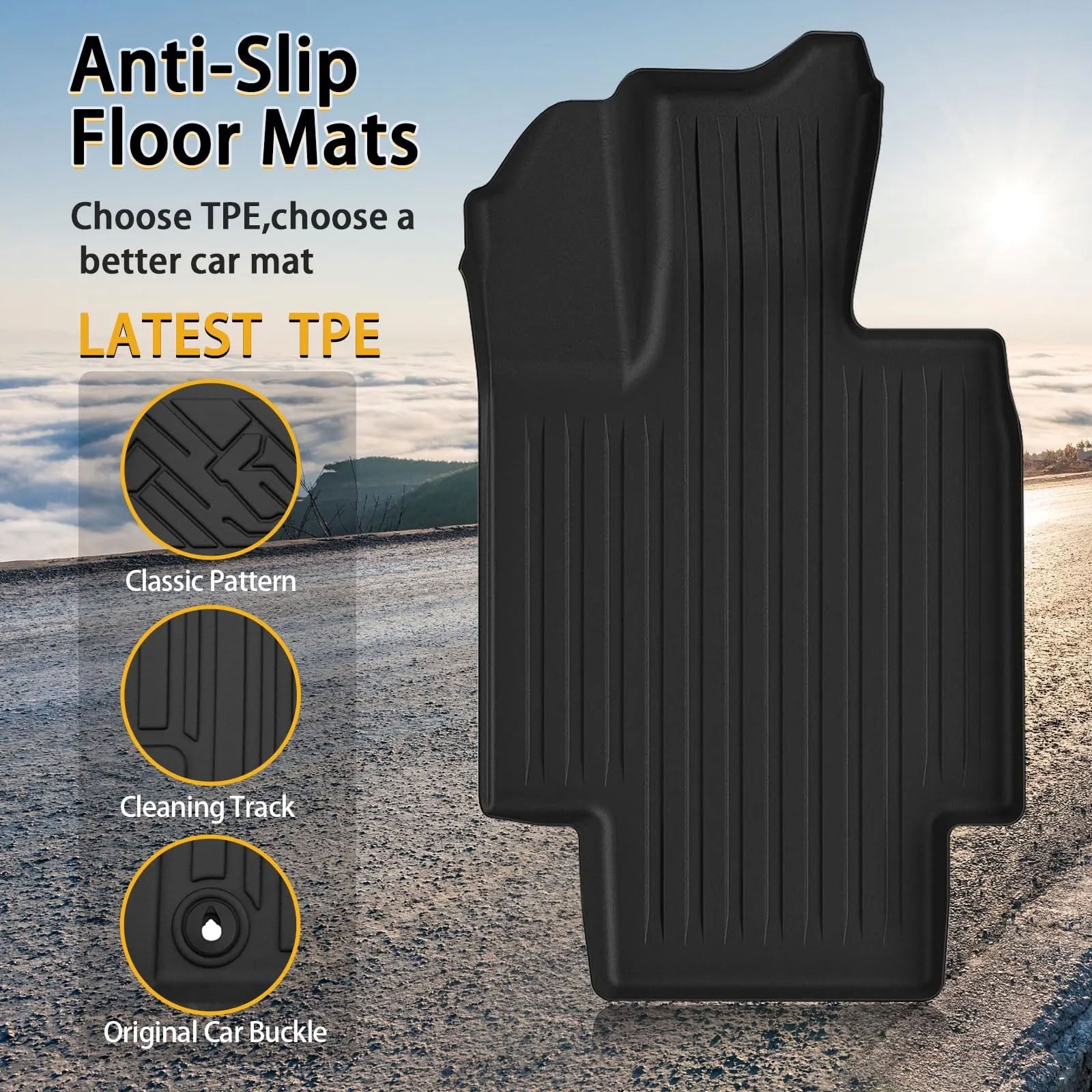 Cybertruck Tailored Floor and Cargo Liner Set - Tough TPE Construction