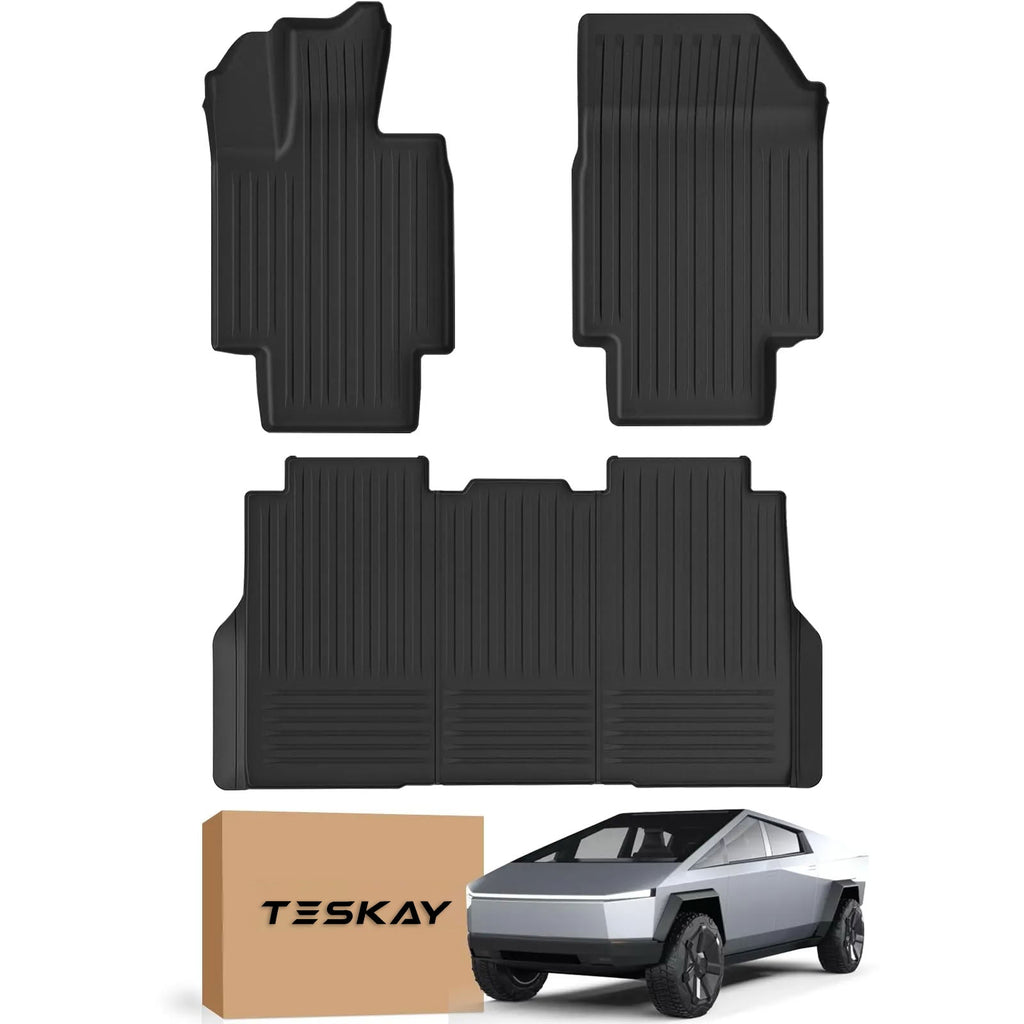 Cybertruck Tailored Floor and Cargo Liner Set - Tough TPE Construction