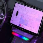 Model 3 Highland /  Model Y Juniper Under Screen Storage Box Center Console Organizer With Ambient Lighting