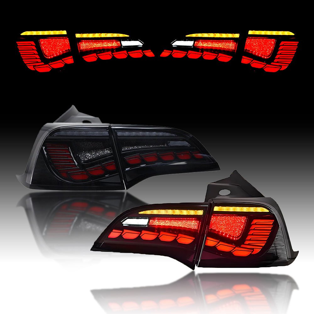 Dragon Scale Tail Lights for Model 3/Y