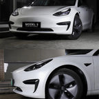 Fog Light Trim for Tesla Model 3/Y - High-Quality ABS with Carbon Fiber Finish