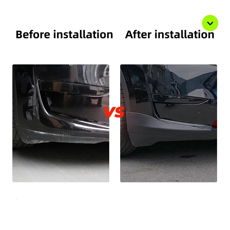 Front Bumper Corner Protection Guards for Tesla Model Y（2020-2024）ABS