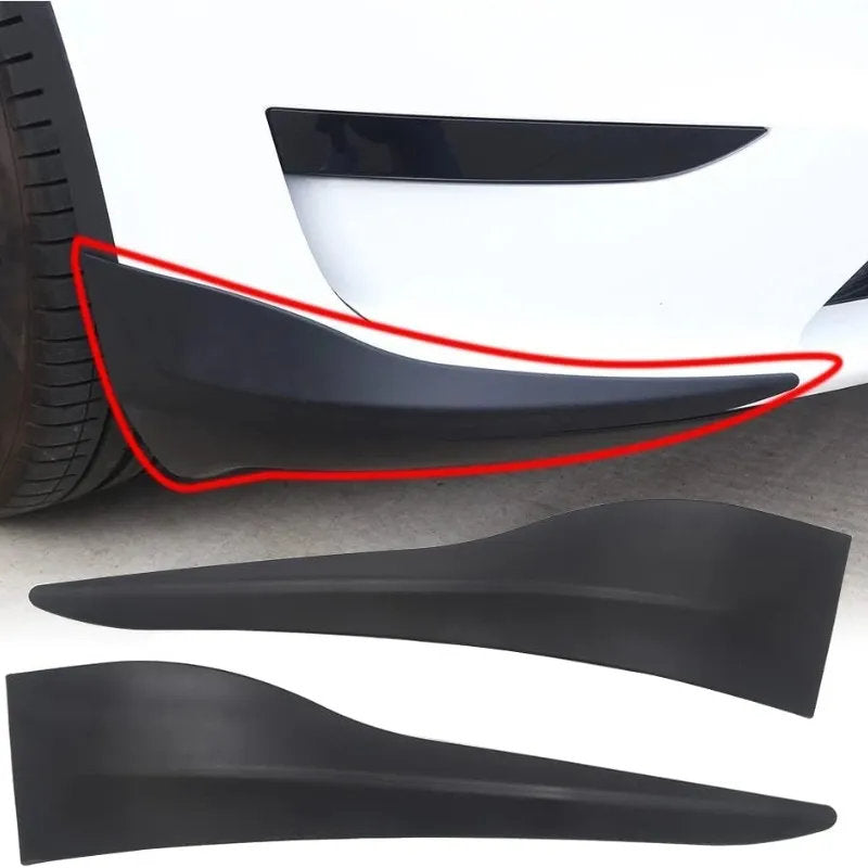 Front Bumper Corner Protection Guards for Tesla Model Y（2020-2024）ABS