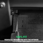 Glovebox USB Hub for Tesla Model Y / Model 3 Highland – Multi-Port ABS Flocking Dock