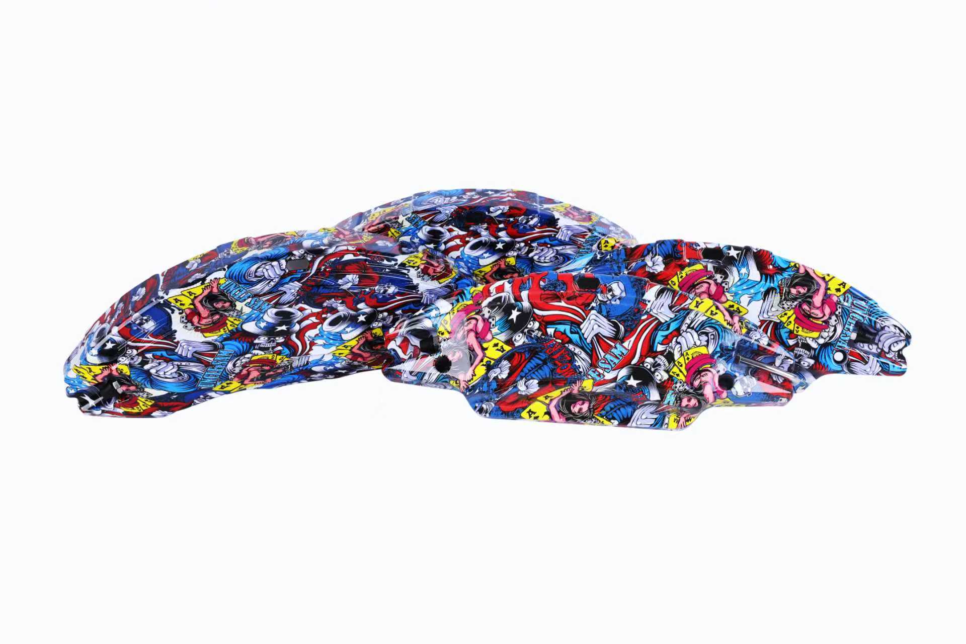 Graffiti-Printed Aerospace-Grade Aluminum Alloy Caliper Covers for Model 3/Y