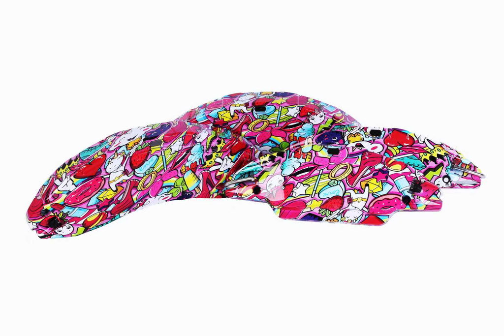 Graffiti-Printed Aerospace-Grade Aluminum Alloy Caliper Covers for Model 3/Y