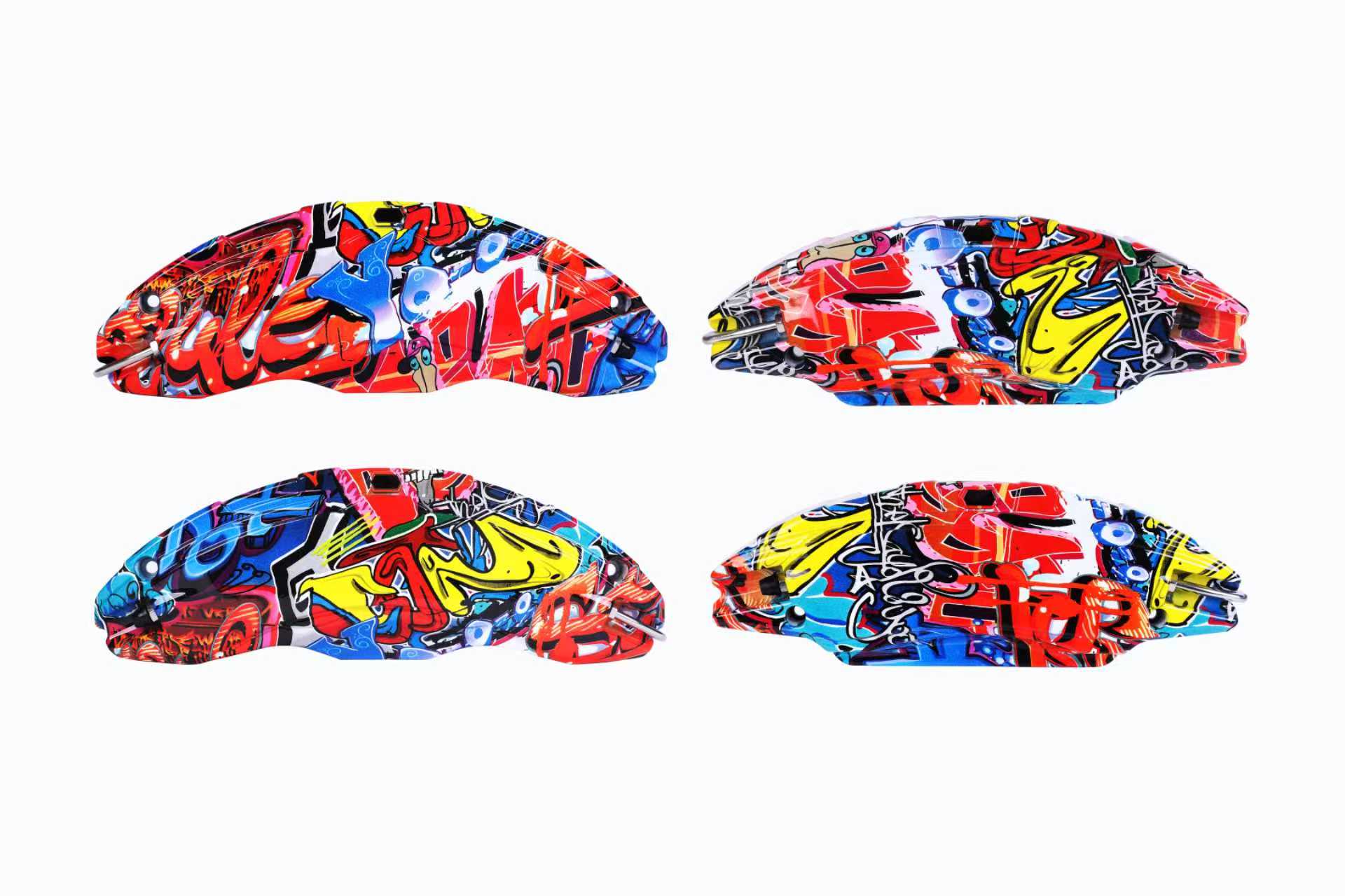 Graffiti-Printed Aerospace-Grade Aluminum Alloy Caliper Covers for Model 3/Y