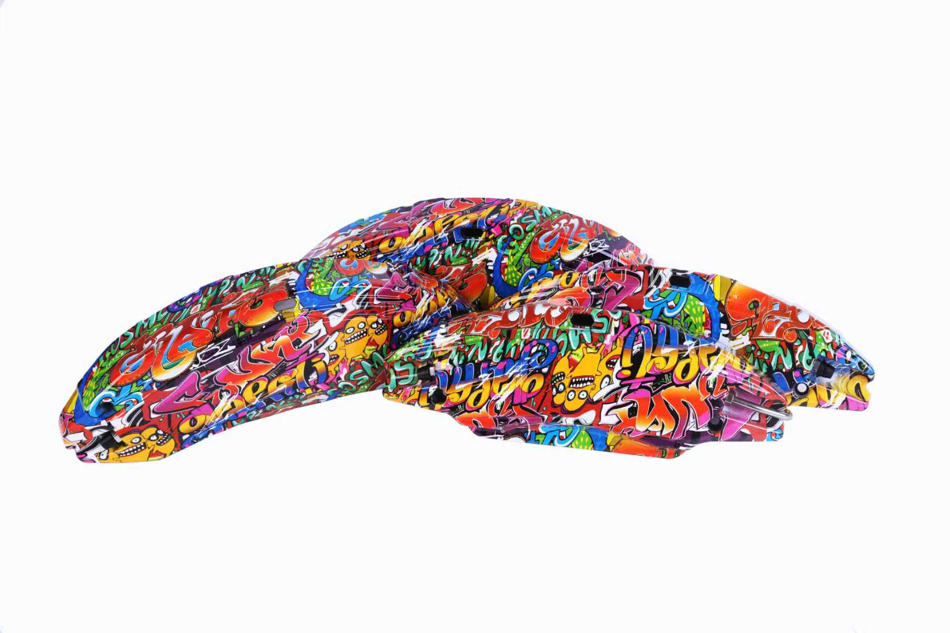 Graffiti-Printed Aerospace-Grade Aluminum Alloy Caliper Covers for Model 3/Y