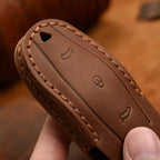Handmade Leather Tesla Model S/3/X/Y Key Fob Case Cover
