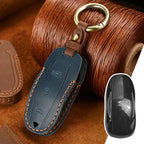 Handmade Leather Tesla Model S/3/X/Y Key Fob Case Cover
