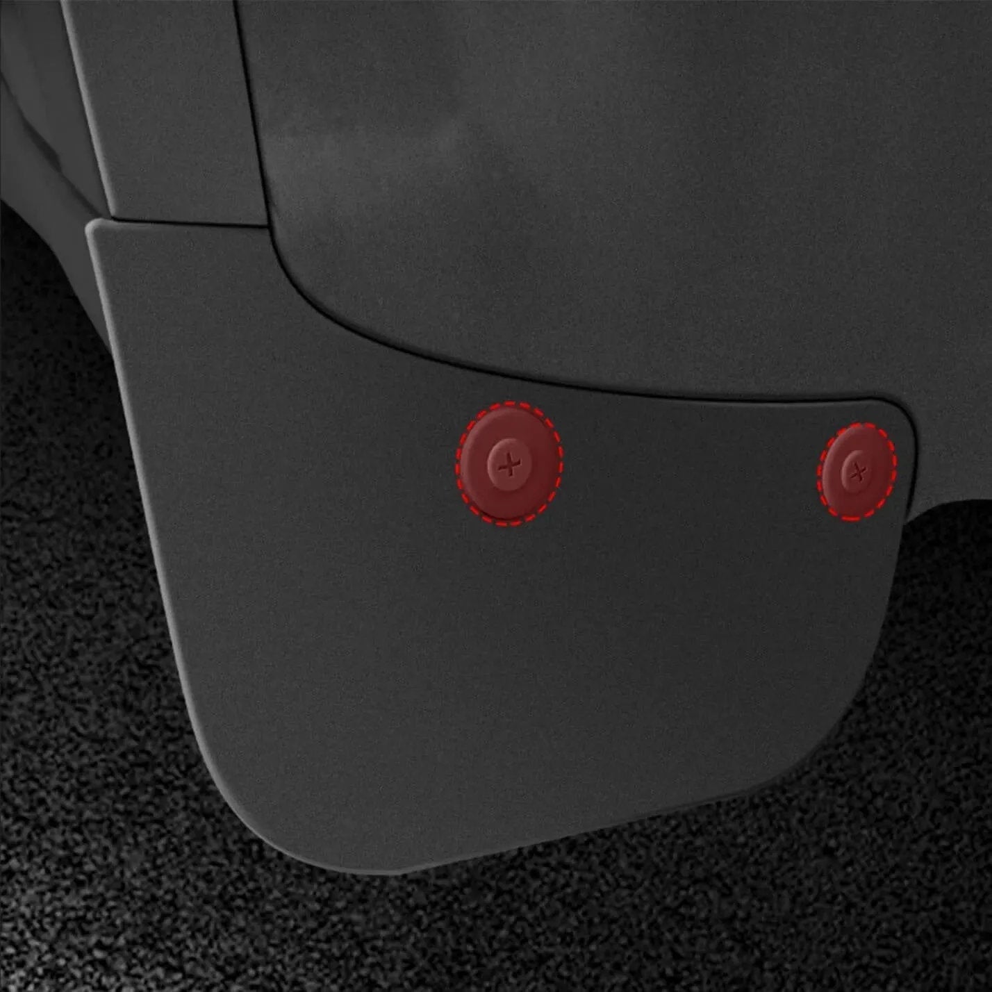 Hidden Form Mud Flaps Kit for Tesla Model 3 / Y (4PCS)