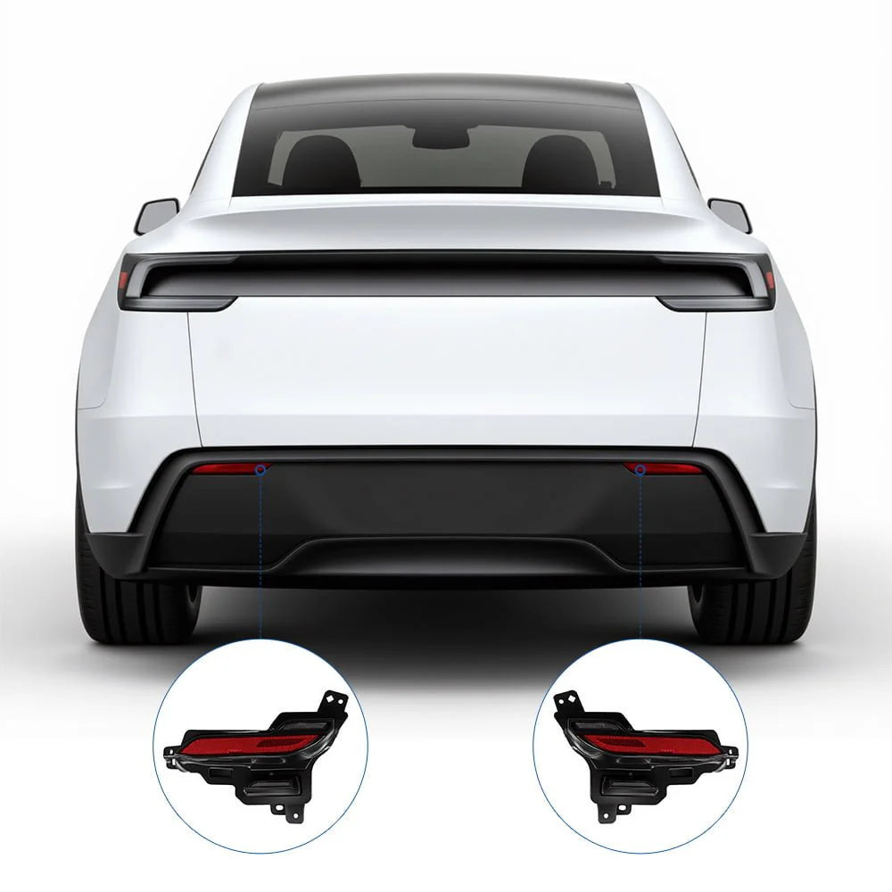 LED Rear Bumper Reflector Lights for Model Y Juniper