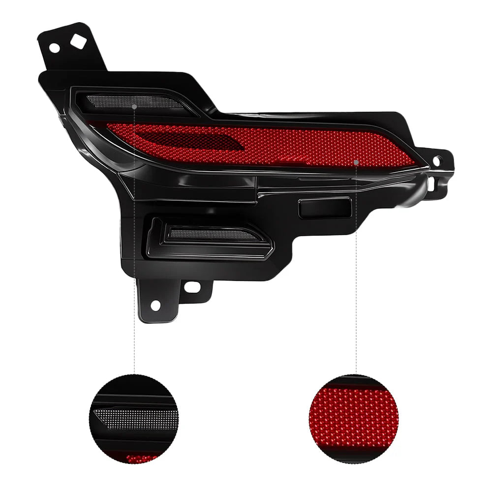 LED Rear Bumper Reflector Lights for Model Y Juniper