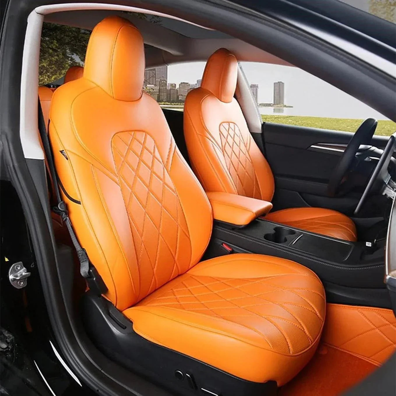 Leather Seat Covers for Model 3 & Model Y