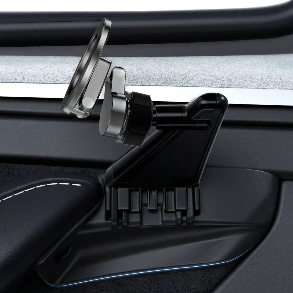 Magnetic Driver Side Door Phone Mount for Tesla Model 3 Highland & Model Y Juniper