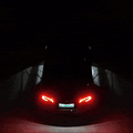 Model 3 Highland & New Model Y Angel Wings Rearview Mirror Welcome Light