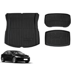 Model 3 highland（2024+）Frunk and Trunk All-Weather Cargo Floor Mat (3PCS)