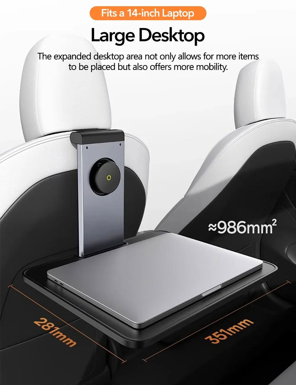 Multi-function Backseat Table Tray for Tesla Model 3/Y