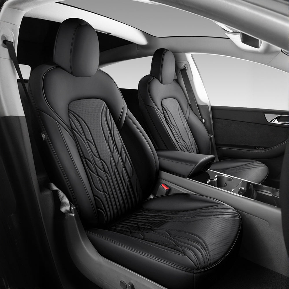Nappa Leather Seat Covers for Model 3 Highland & Model Y Juniper