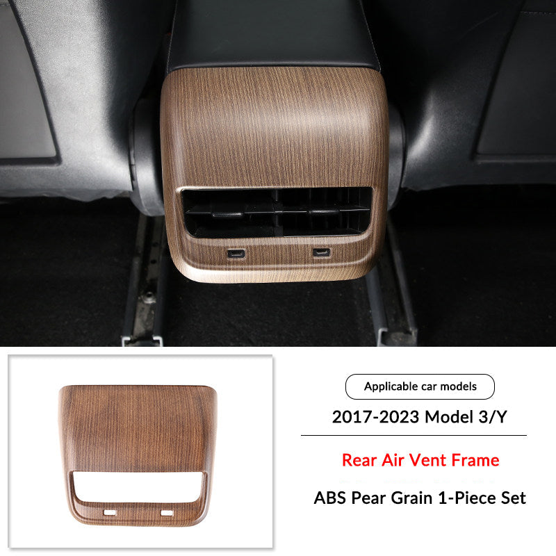 Pear Wood Grain Interior Protective Cover for Tesla Model 3/Y