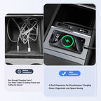 USB Hub with Built-in Apple Watch Wireless Charger for Tesla Model 3 Highland & Model Y Juniper