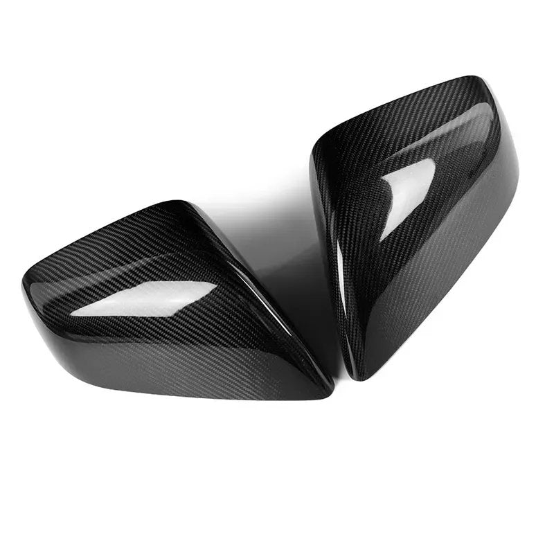 Precision Carbon Fiber Side Mirror Caps for Tesla Model S (1 Pair)
