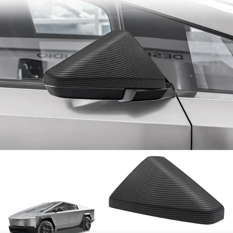 Carbon Fiber Rearview Mirror Cover for Tesla Cybertruck