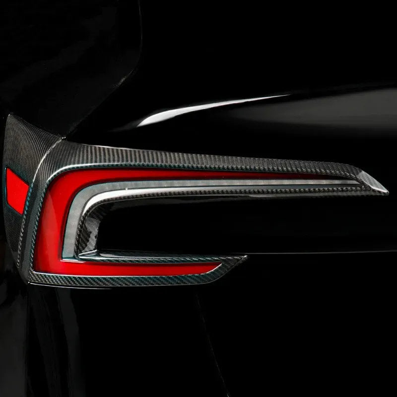 Real carbon fiber tail light frame for the Tesla Model 3 Highland (2 pcs)