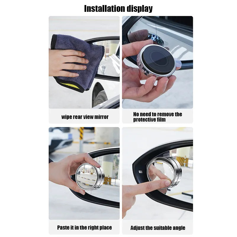 Rear View Auxiliary Mirror for Tesla Model S/3/X/Y(2pcs)