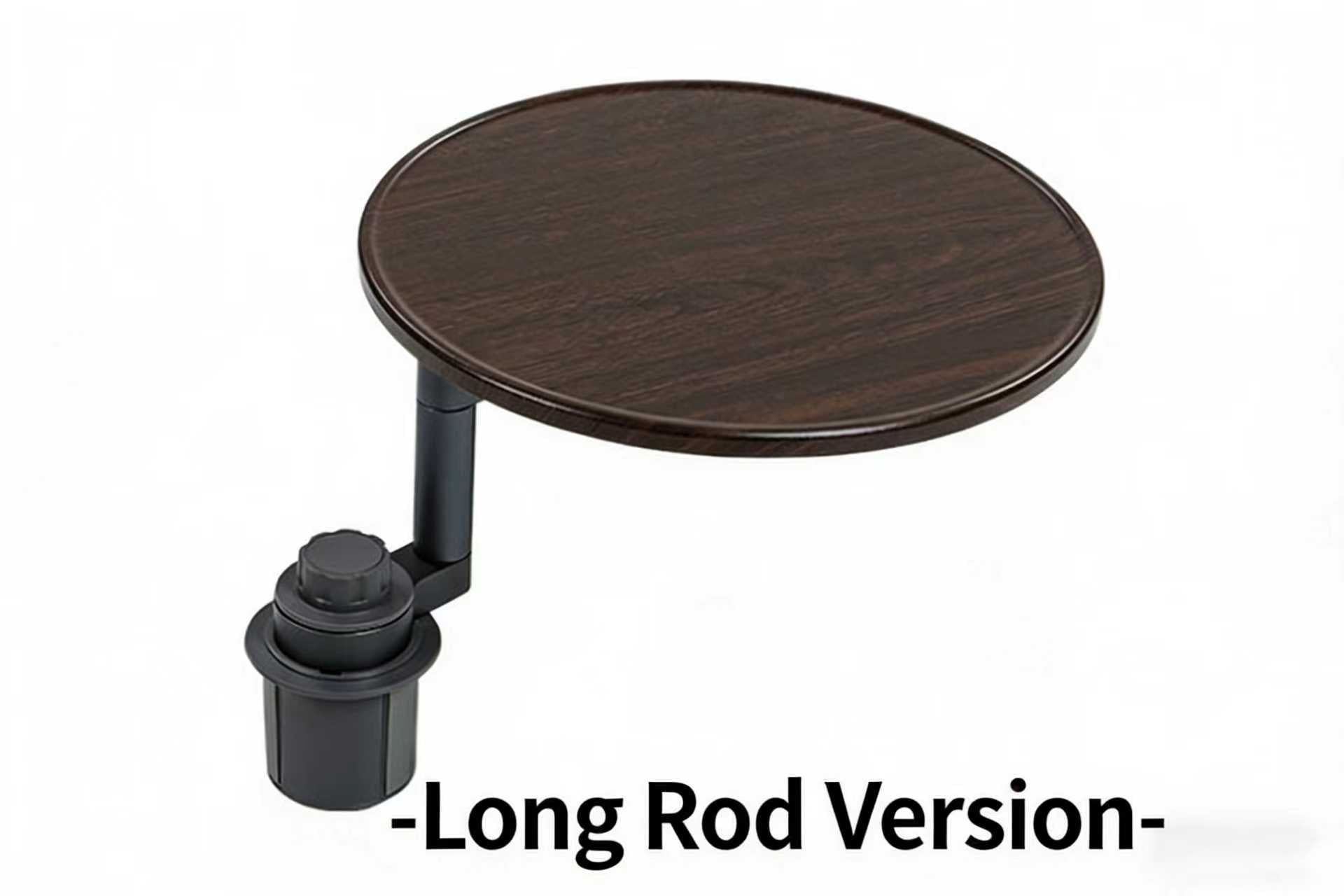 Solid Wood Floating Table for Tesla's Front and Rear Cup Holders