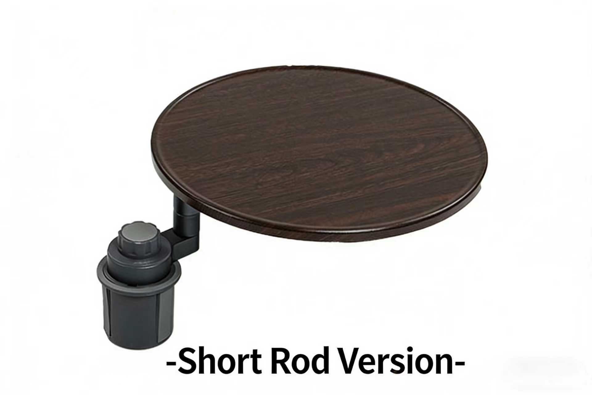 Solid Wood Floating Table for Tesla's Front and Rear Cup Holders