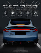 Starlink Full-Width Strip Taillight for Model 3 Highland