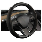 Steering Wheel Cover for Tesla Model 3/Y (2 Piece Kit)