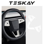 Steering Wheel Decoration Sticker for Tesla Model 3 Highland / Y Juniper