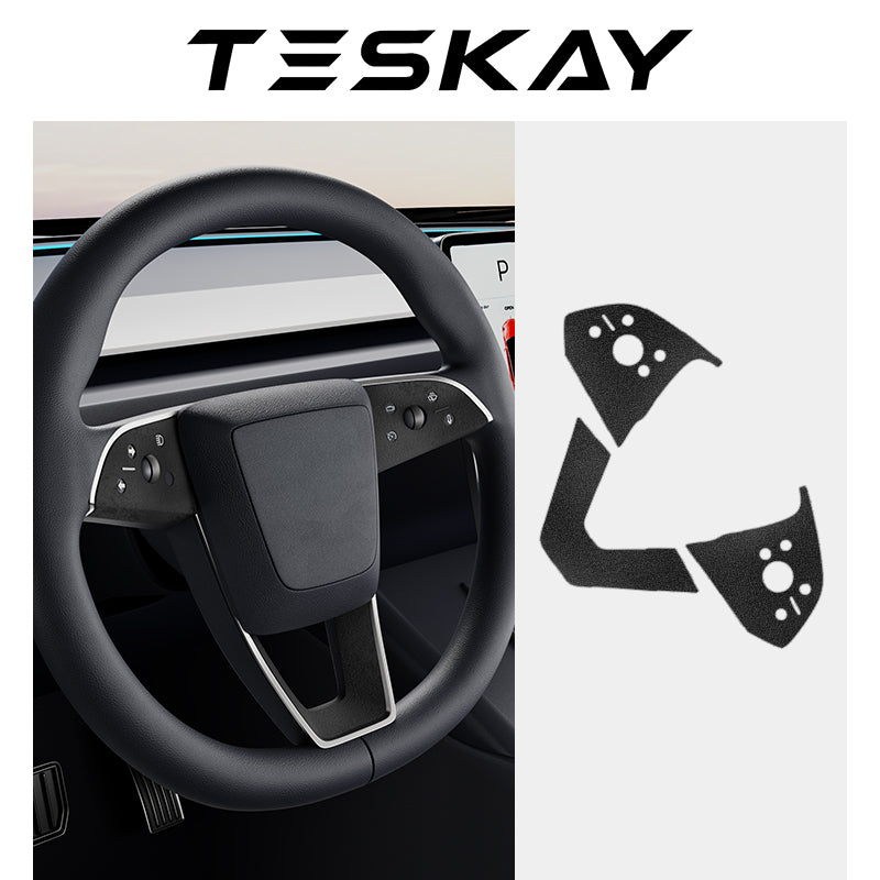 Steering Wheel Decoration Sticker for Tesla Model 3 Highland / Y Juniper