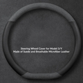Suede Steering Wheel Cover for Tesla Model 3/Y