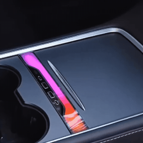Center Console USB Hub with Ambient Lighting for Model 3 Highland/ Model Y Juniper