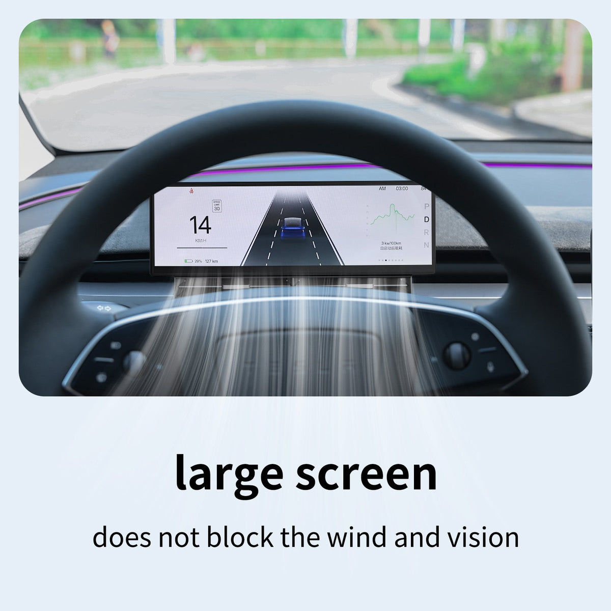 TESKAY 10.88-inch Touchscreen Dashboard Display for Model 3/Y
