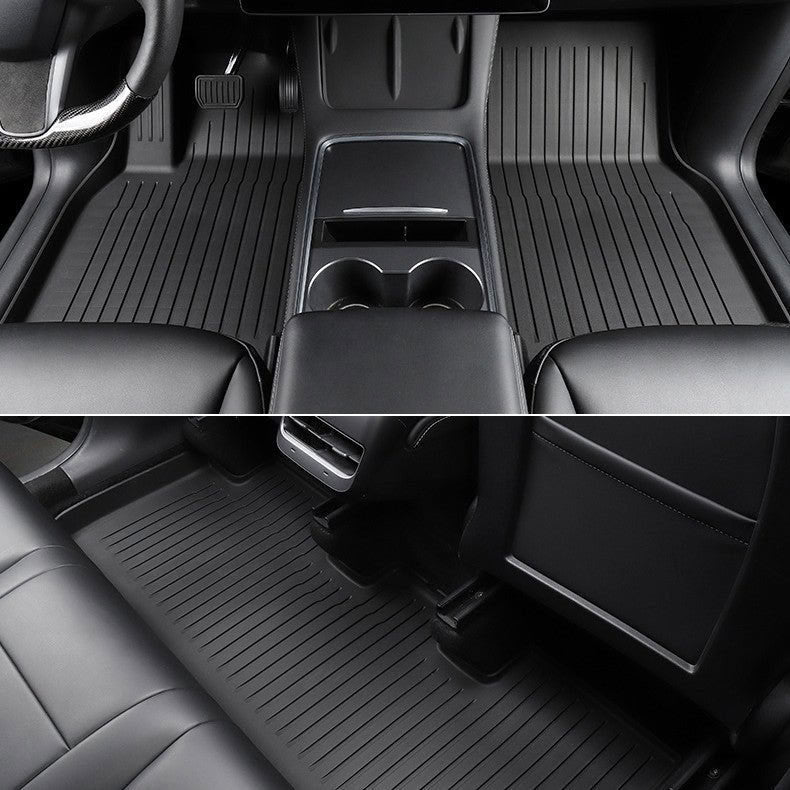 TPE+Menes Double Layer Floor Mats for Tesla Model 3/Y