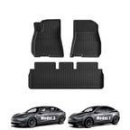 TPE+Menes Double Layer Floor Mats for Tesla Model 3/Y