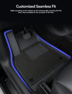 TPE+Menes Double Layer Floor Mats for Tesla Model 3/Y