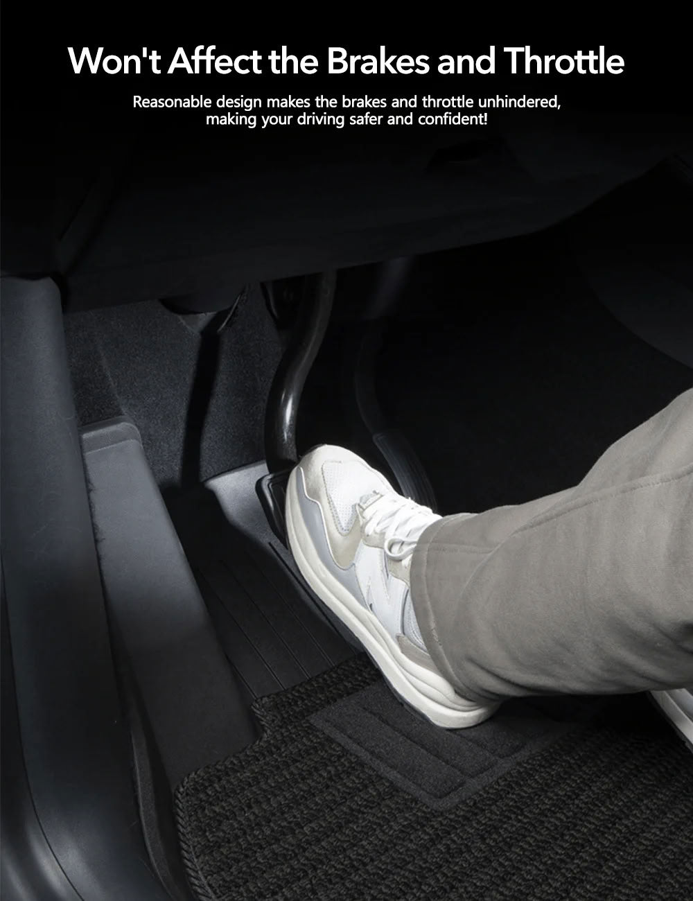 TPE+Menes Double Layer Floor Mats for Tesla Model 3/Y