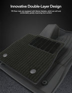 TPE+Menes Double Layer Floor Mats for Tesla Model 3/Y