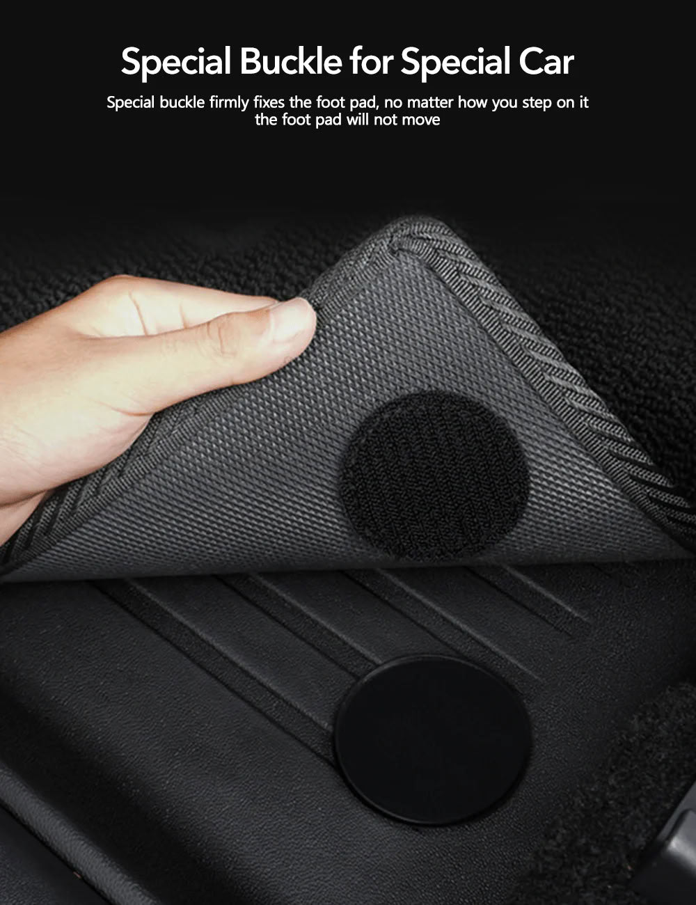 TPE+Menes Double Layer Floor Mats for Tesla Model 3/Y