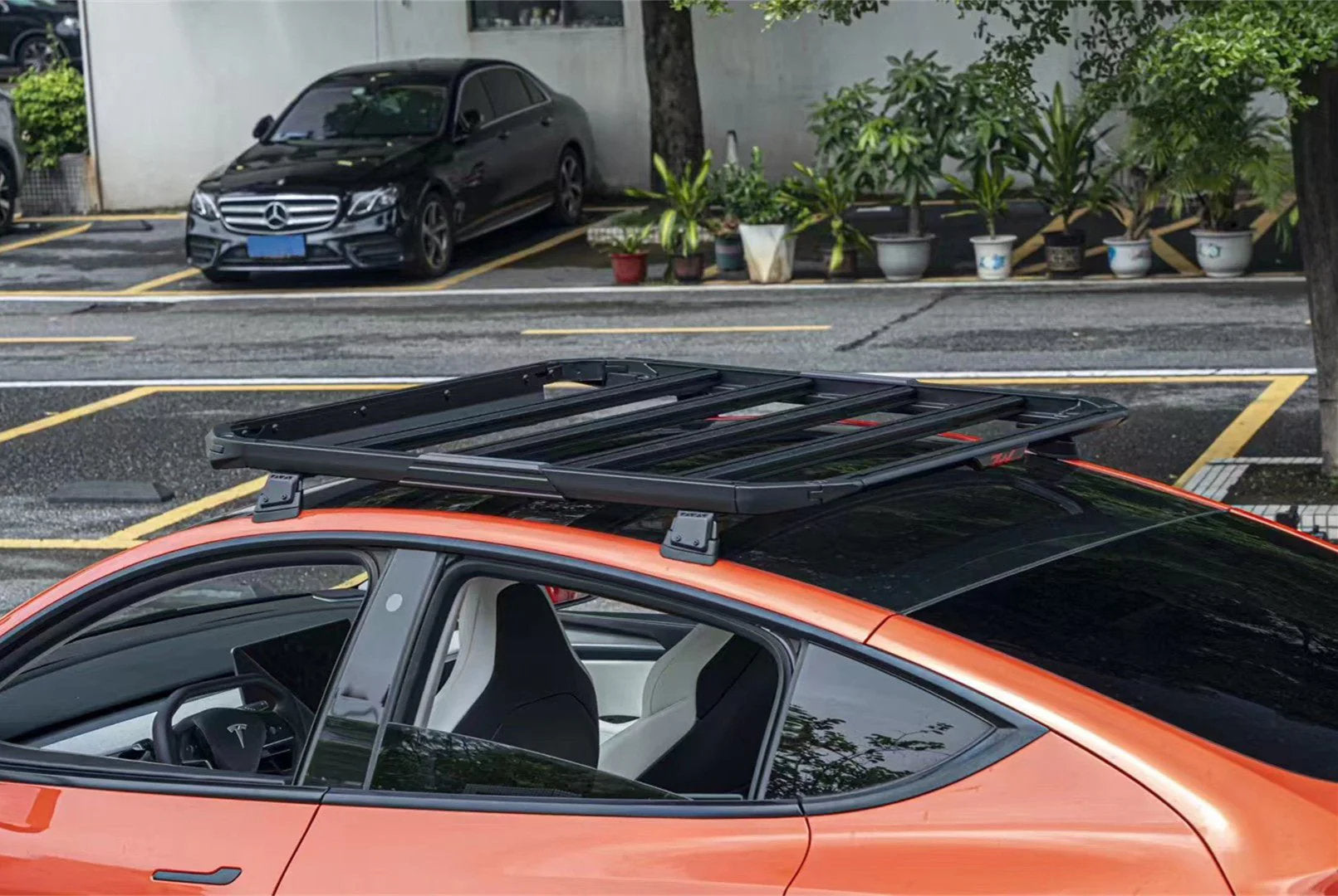 Teskay Model Y Roof Rack Cargo vs. Model Y Juniper